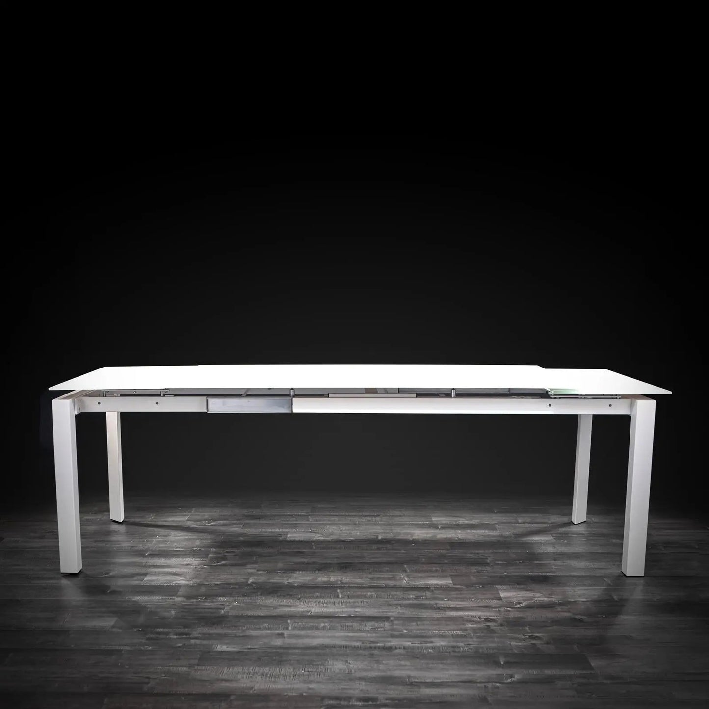 Natalia Elegant Extendable Dining Table | Matte White