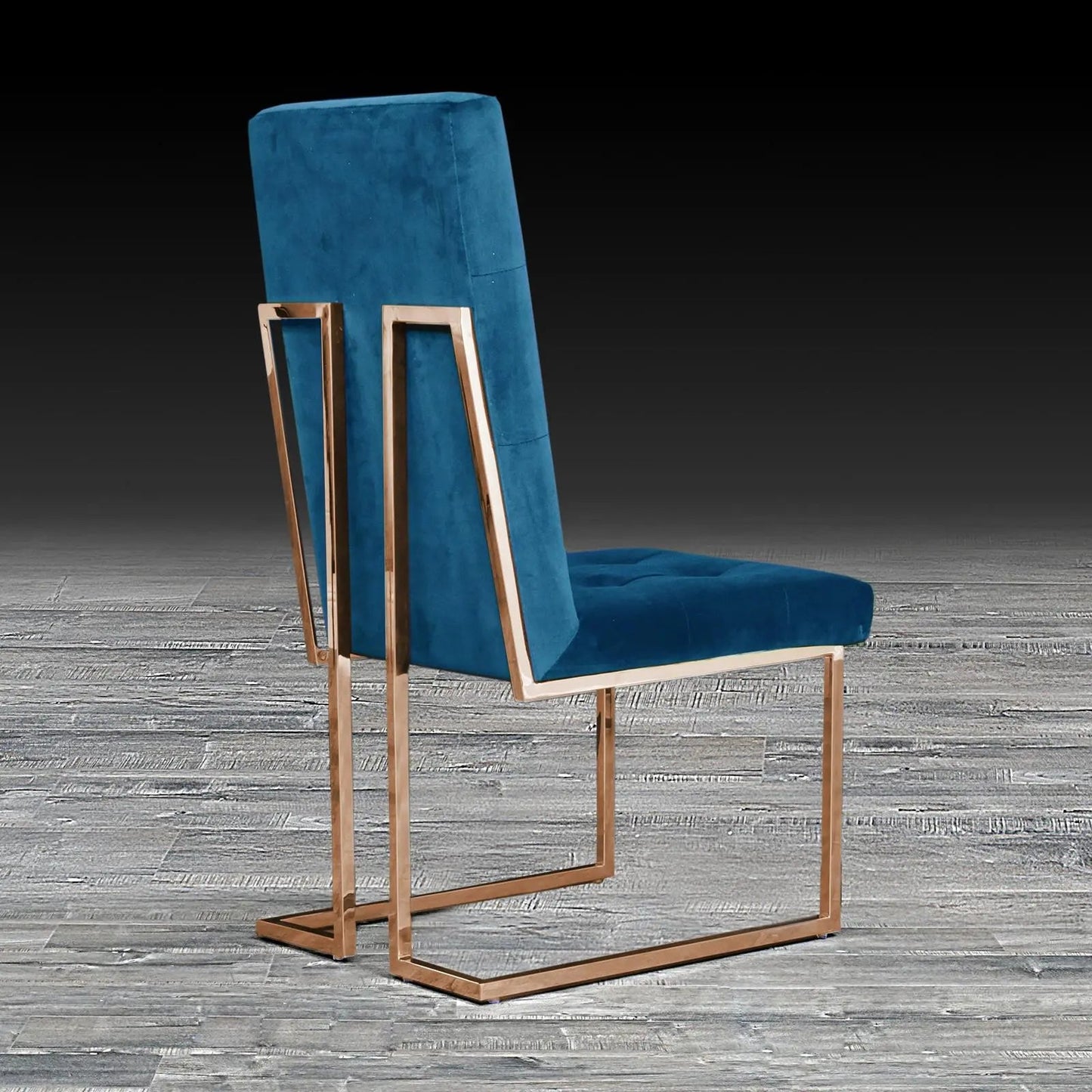 Cameron Rose Gold Elegant Dining Chair
