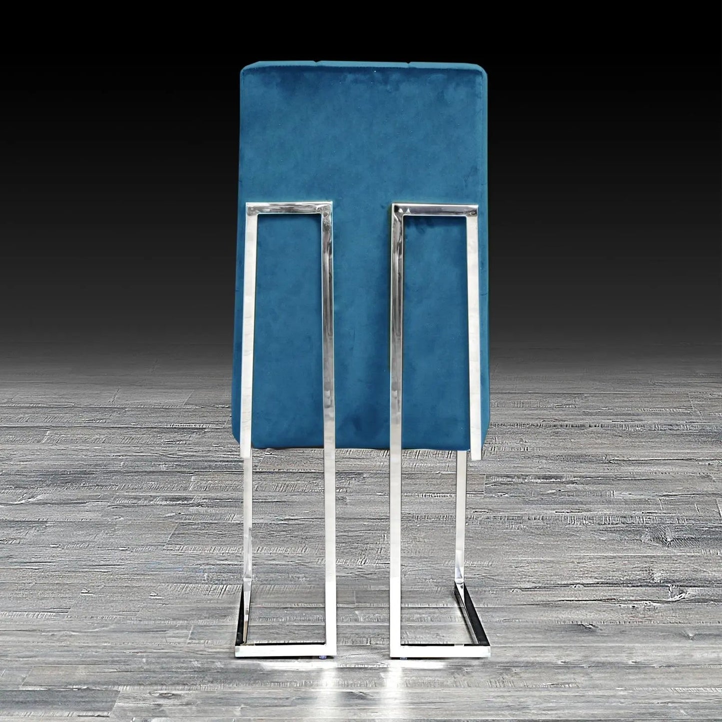 Cameron Polished Silver Dining Chair