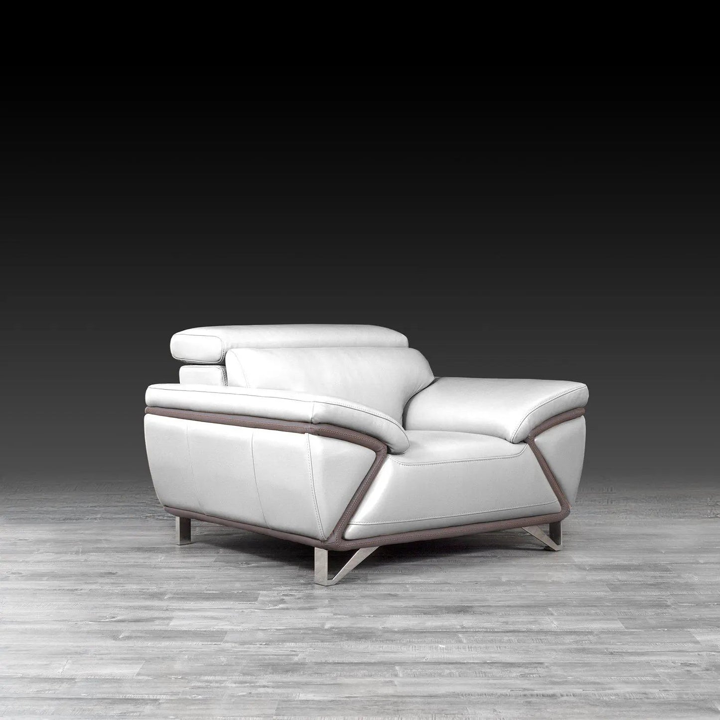 Dante Modern Sofa Set in Gray