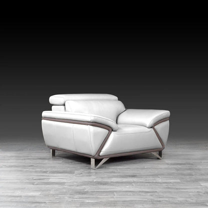 Dante Modern Sofa Set in Gray
