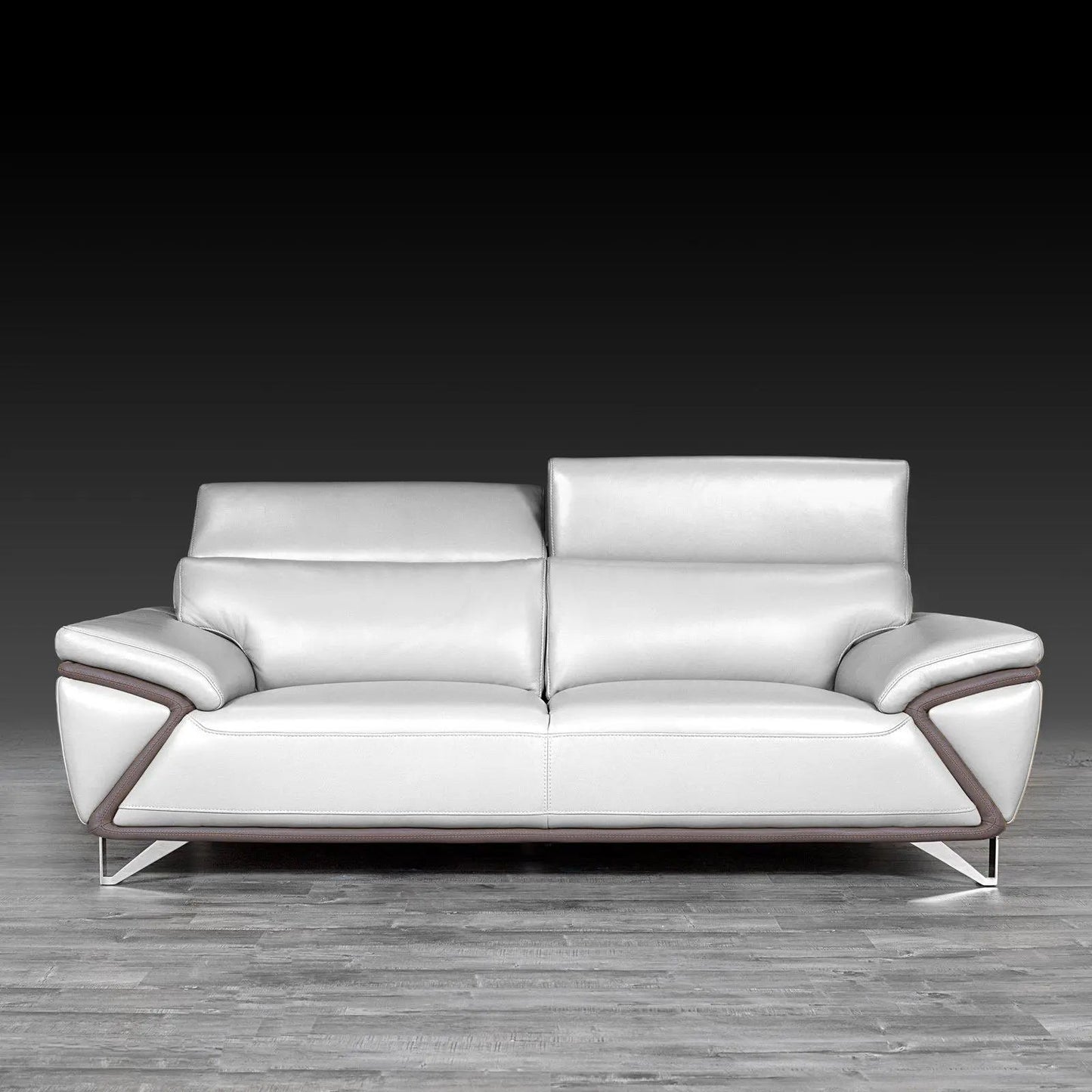 Dante Modern Sofa Set in Gray