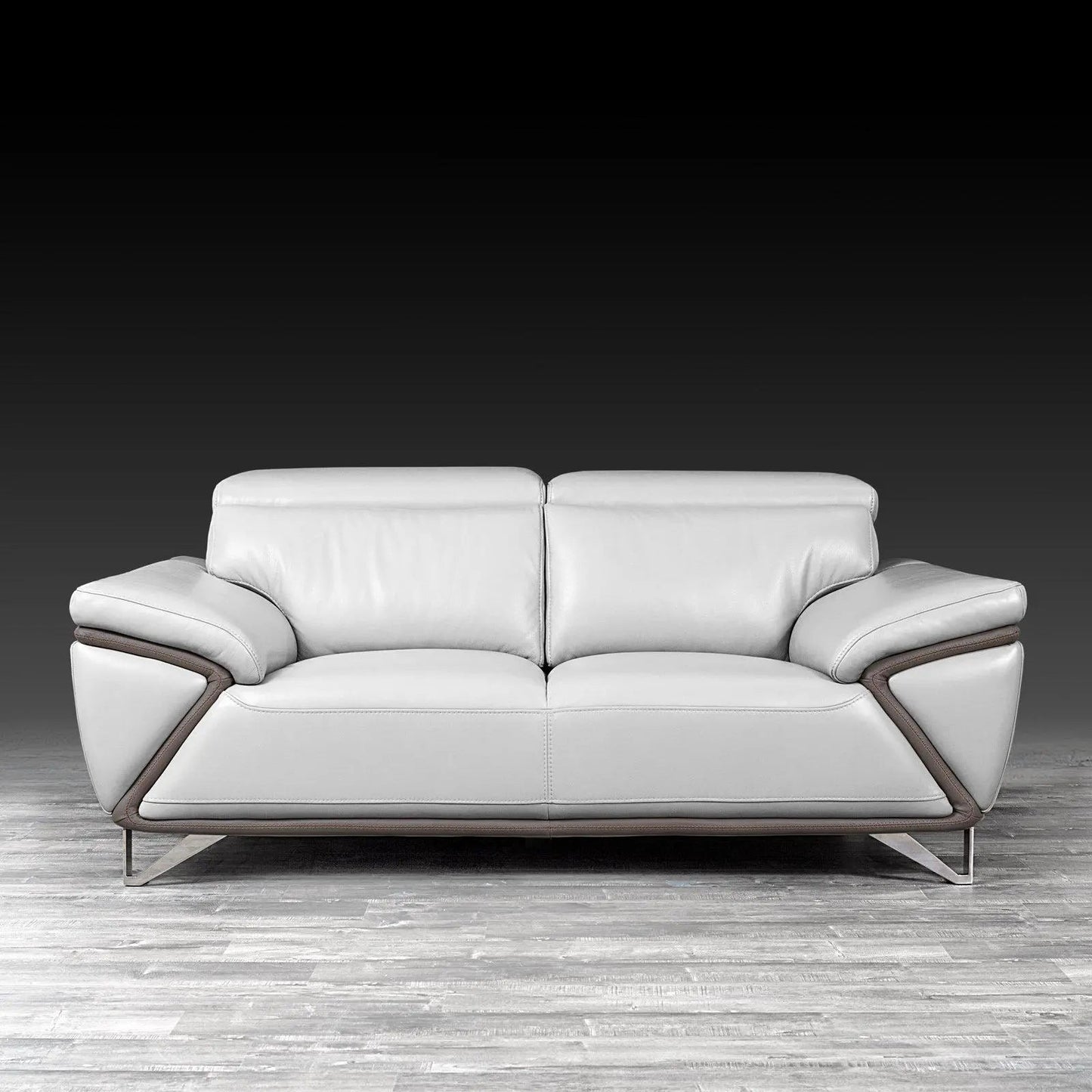 Dante Modern Sofa Set in Gray