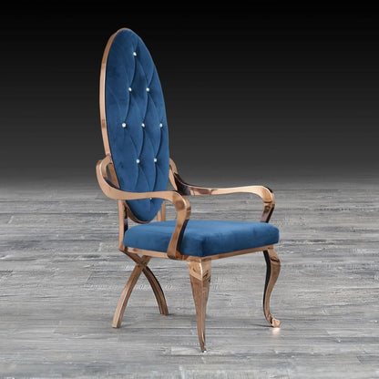 Wonderland Rose Gold Luxury Dining Chair
