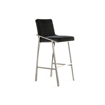 Nolan Silver Bar Stool – Sleek Modern Design