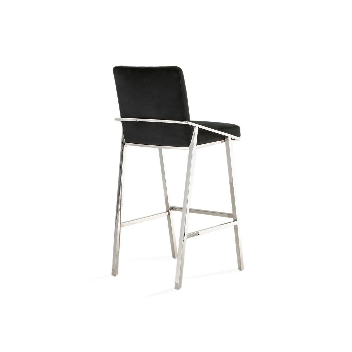 Nolan Silver Bar Stool – Sleek Modern Design