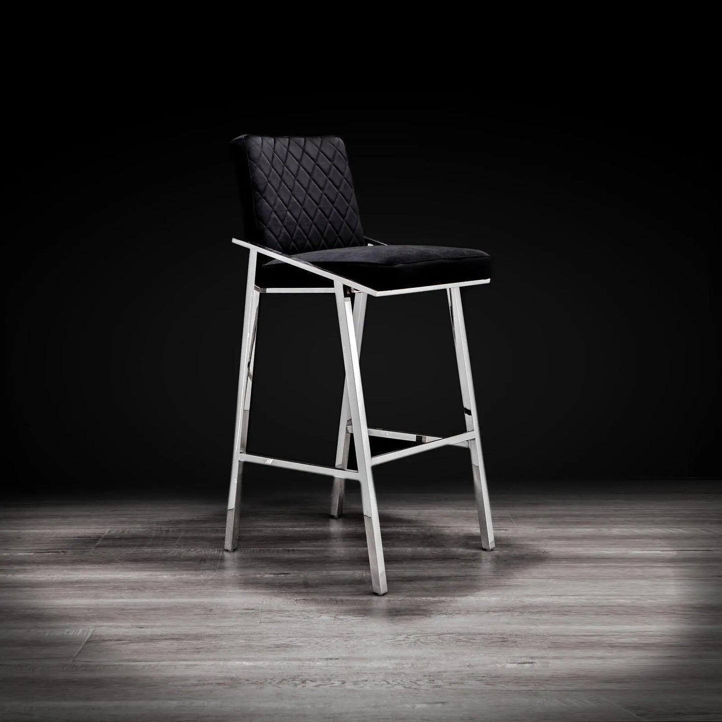Nolan Silver Bar Stool – Sleek Modern Design
