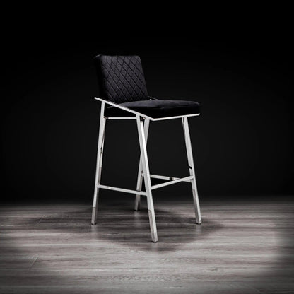 Nolan Silver Bar Stool – Sleek Modern Design