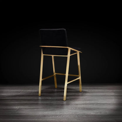Nolan Counter Stool – Brushed Titanium Gold