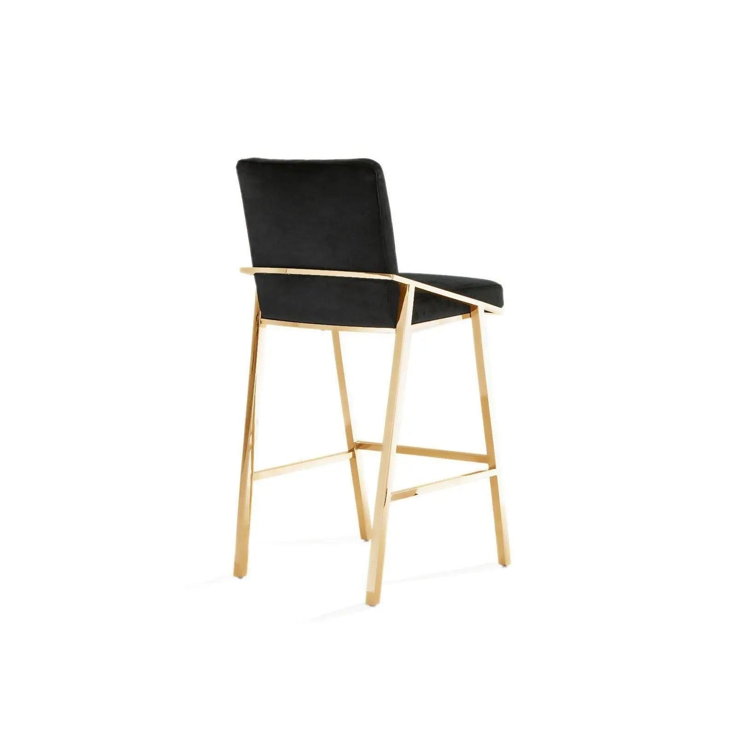 Nolan Counter Stool – Brushed Titanium Gold