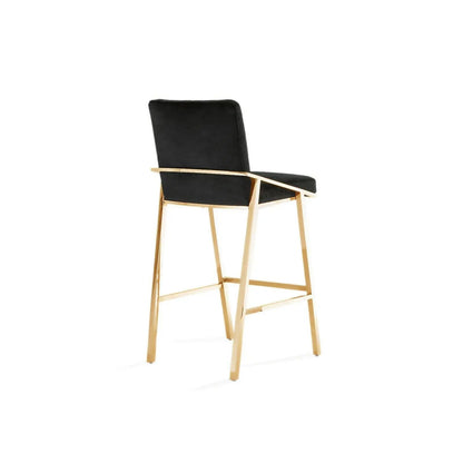 Nolan Counter Stool – Brushed Titanium Gold