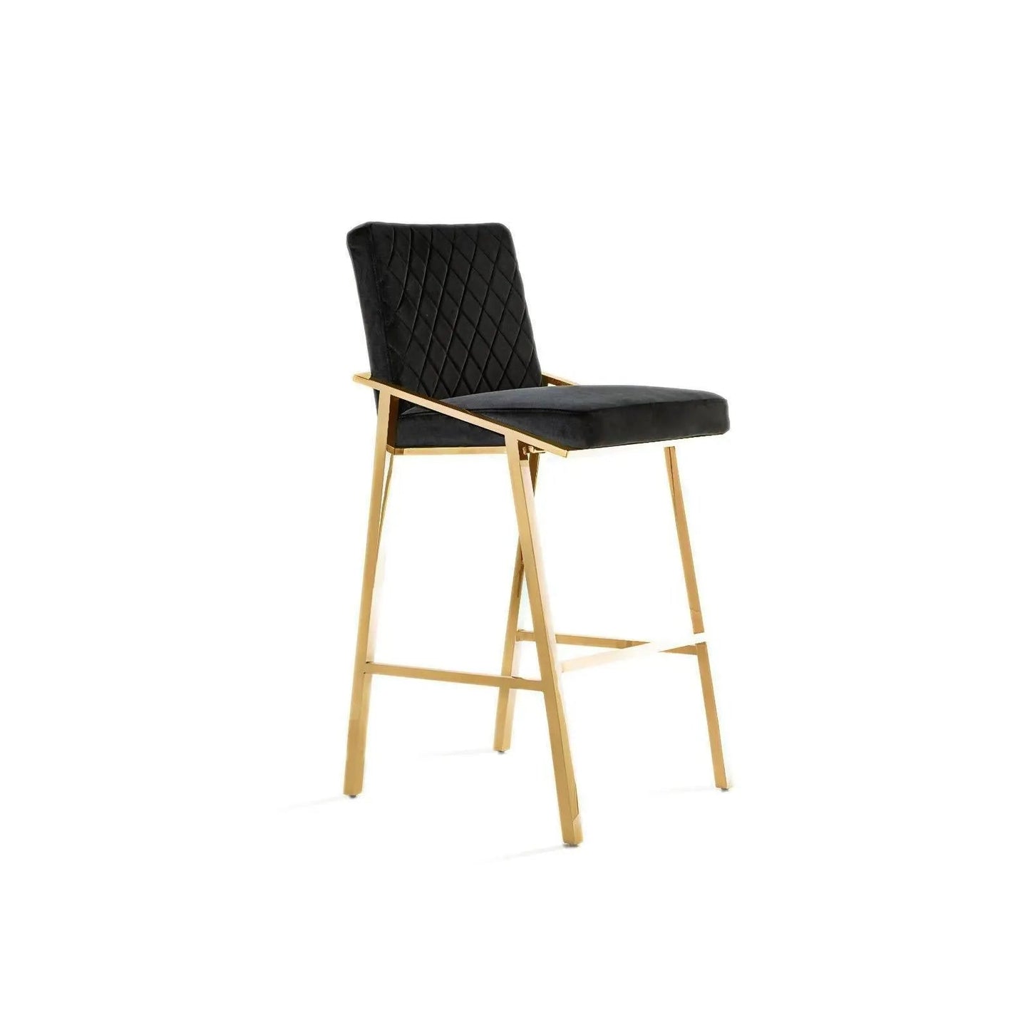 Nolan Counter Stool – Brushed Titanium Gold
