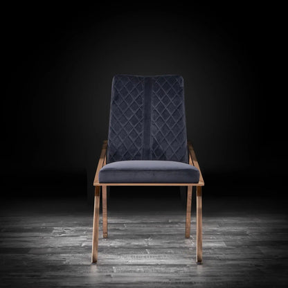 Nolan Rose Gold Stylish Dining Chair
