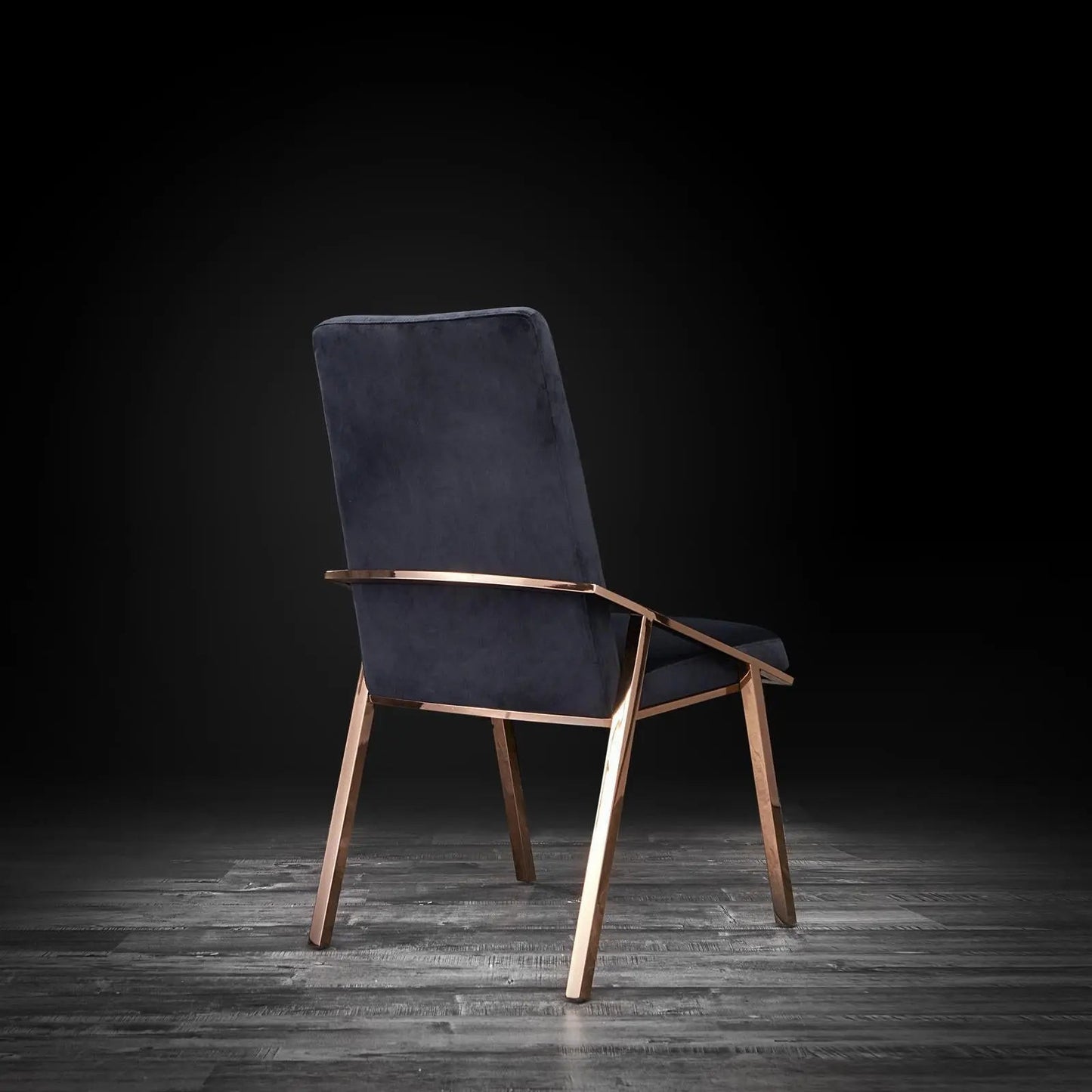 Nolan Rose Gold Stylish Dining Chair