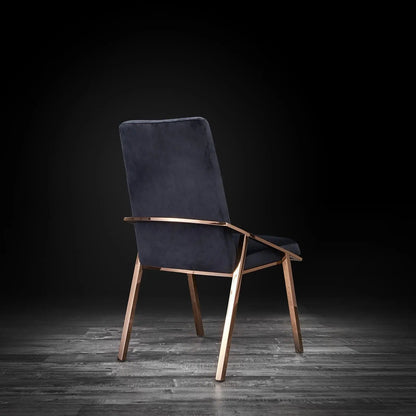 Nolan Rose Gold Stylish Dining Chair
