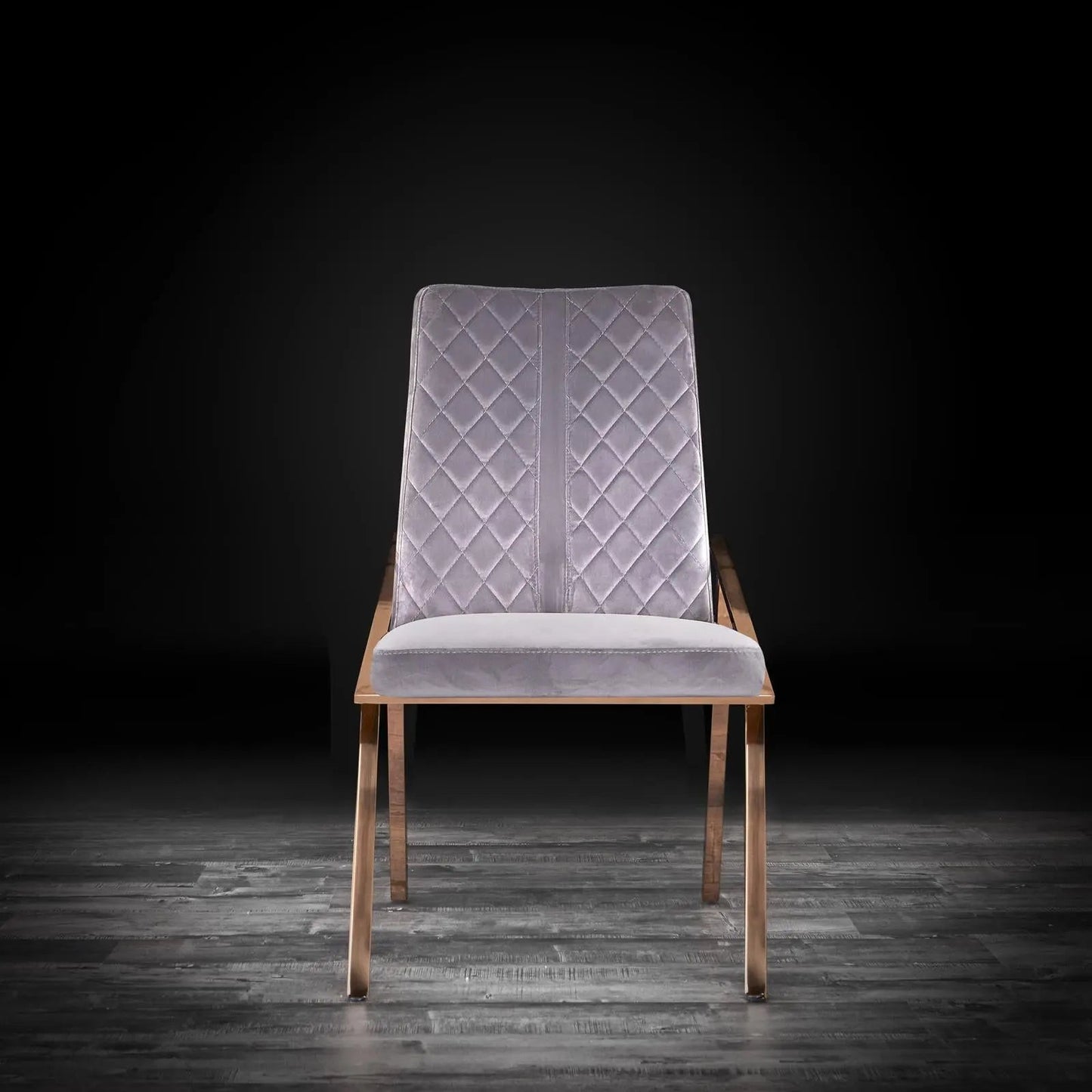 Nolan Rose Gold Stylish Dining Chair