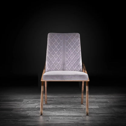 Nolan Rose Gold Stylish Dining Chair