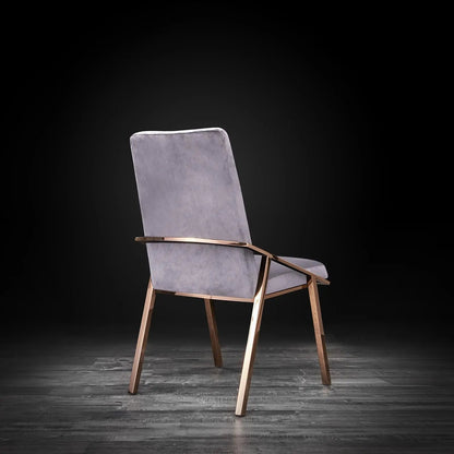 Nolan Rose Gold Stylish Dining Chair