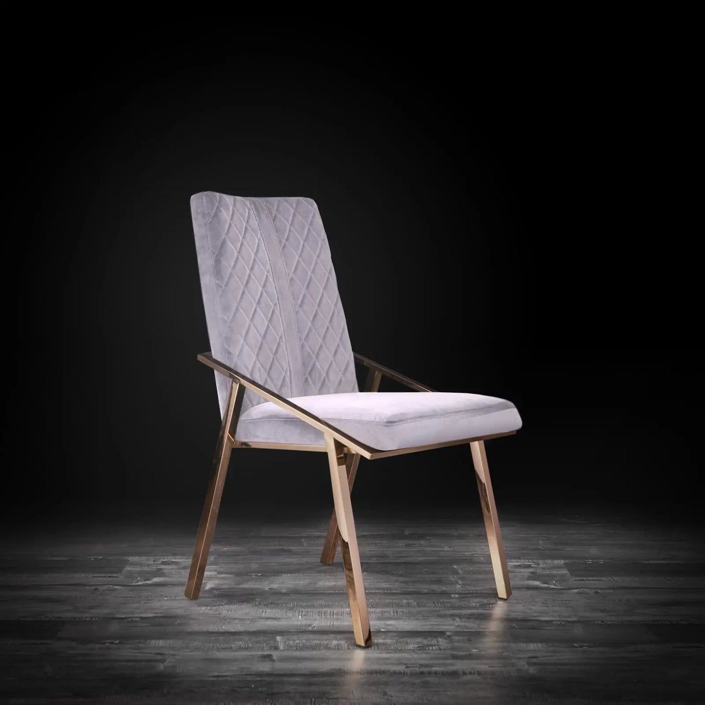 Nolan Rose Gold Stylish Dining Chair