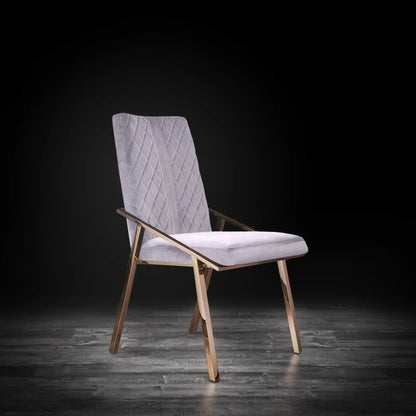 Nolan Rose Gold Stylish Dining Chair