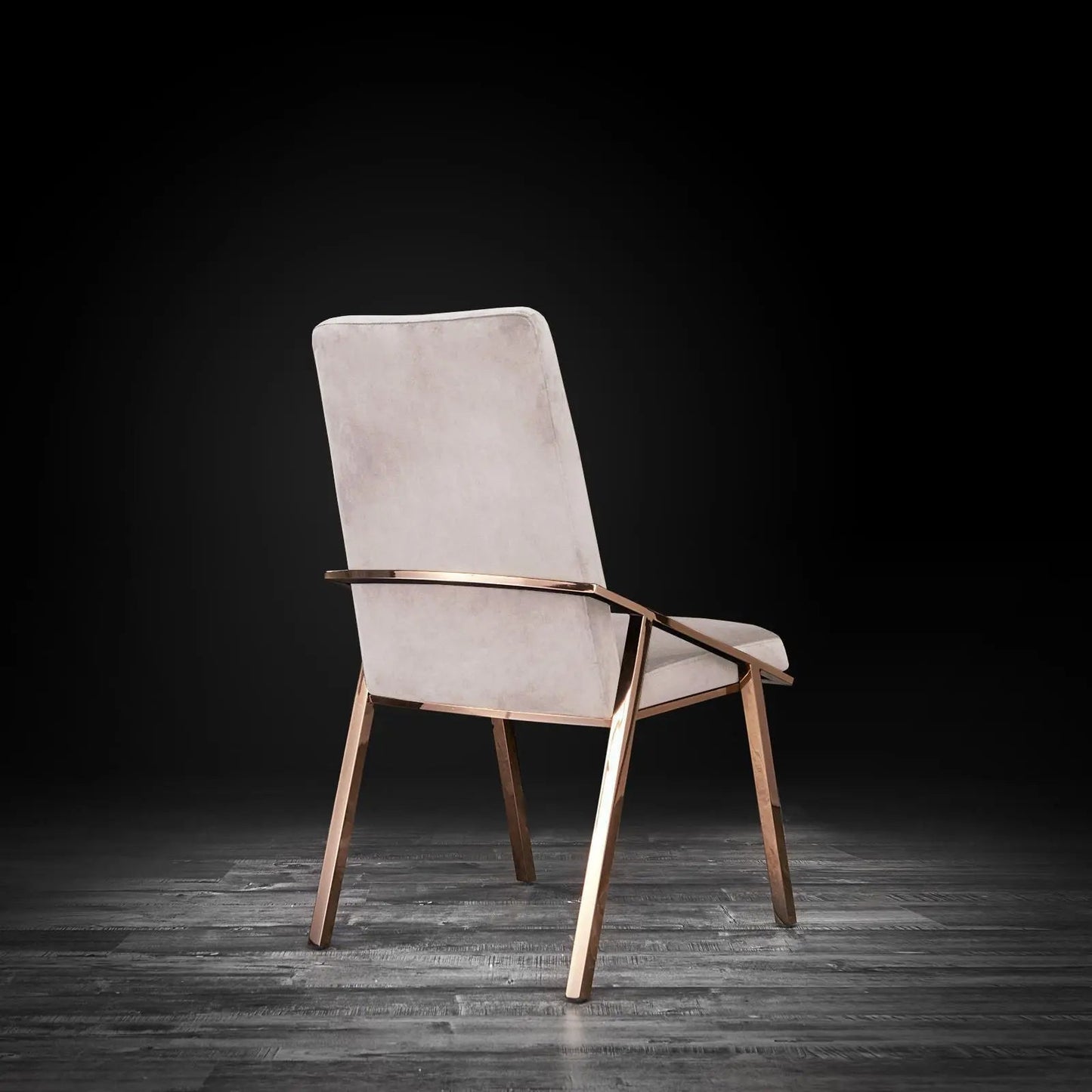 Nolan Rose Gold Stylish Dining Chair