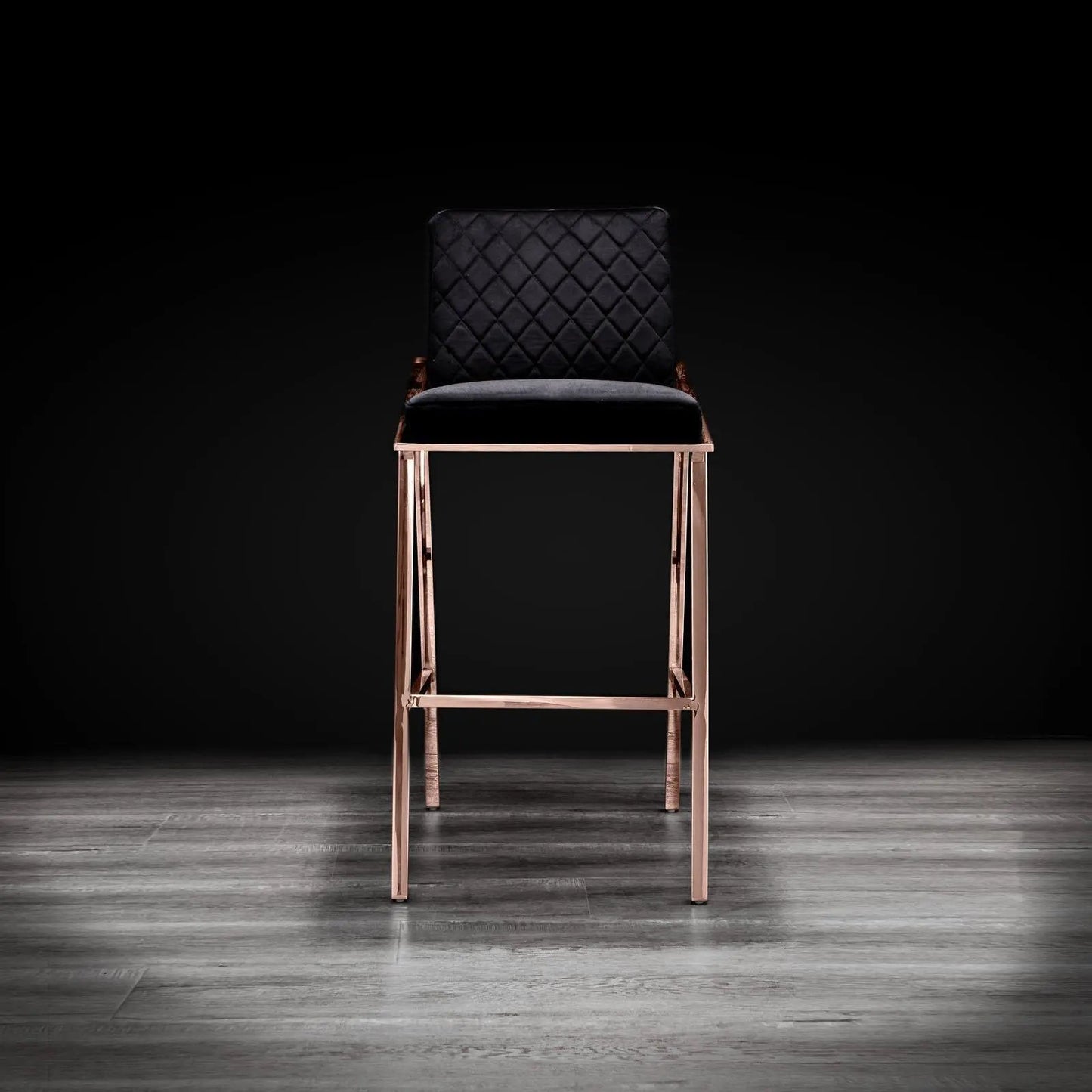 Nolan Rose Gold Bar Stool | Luxe Style