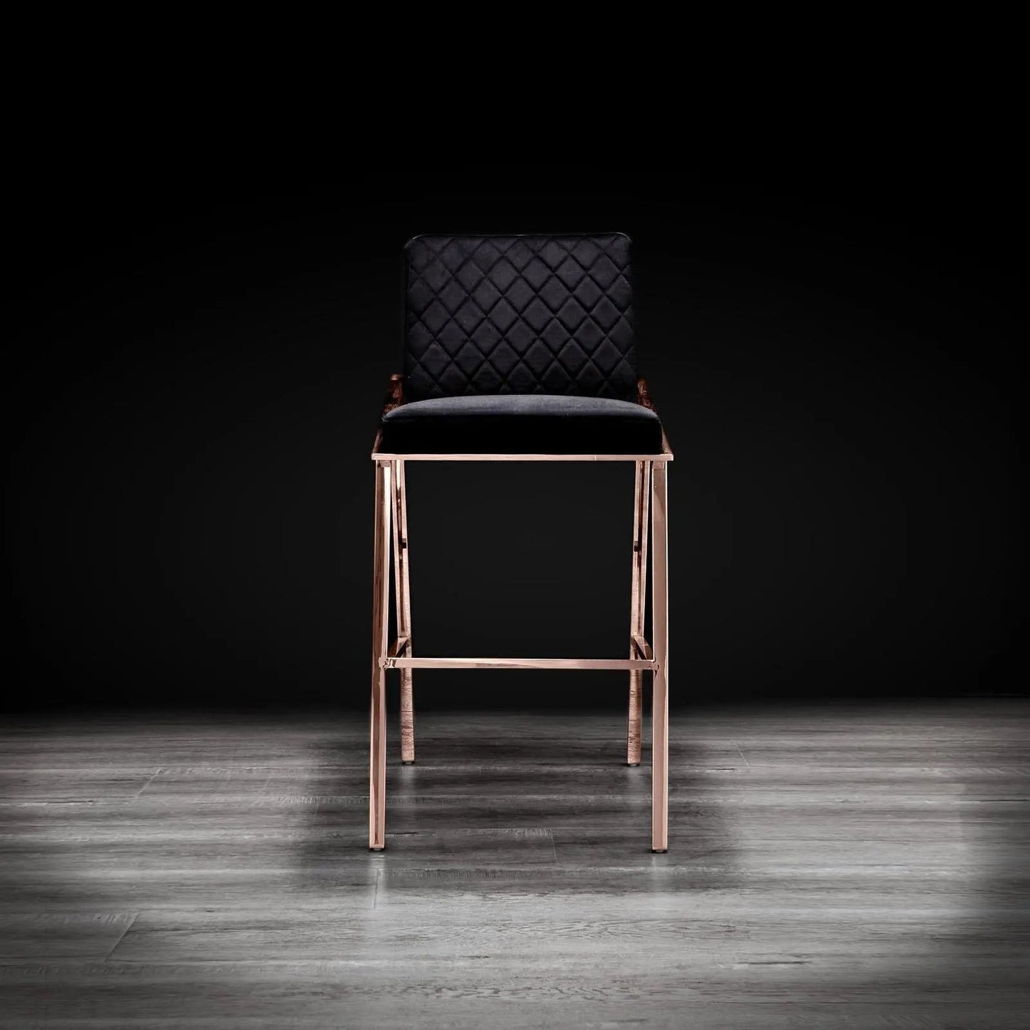 Nolan Counter Stool in Rose Gold Finish