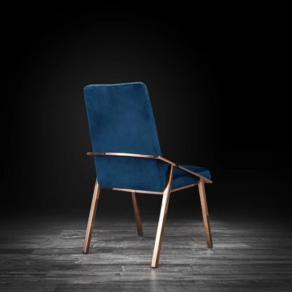 Nolan Rose Gold Stylish Dining Chair