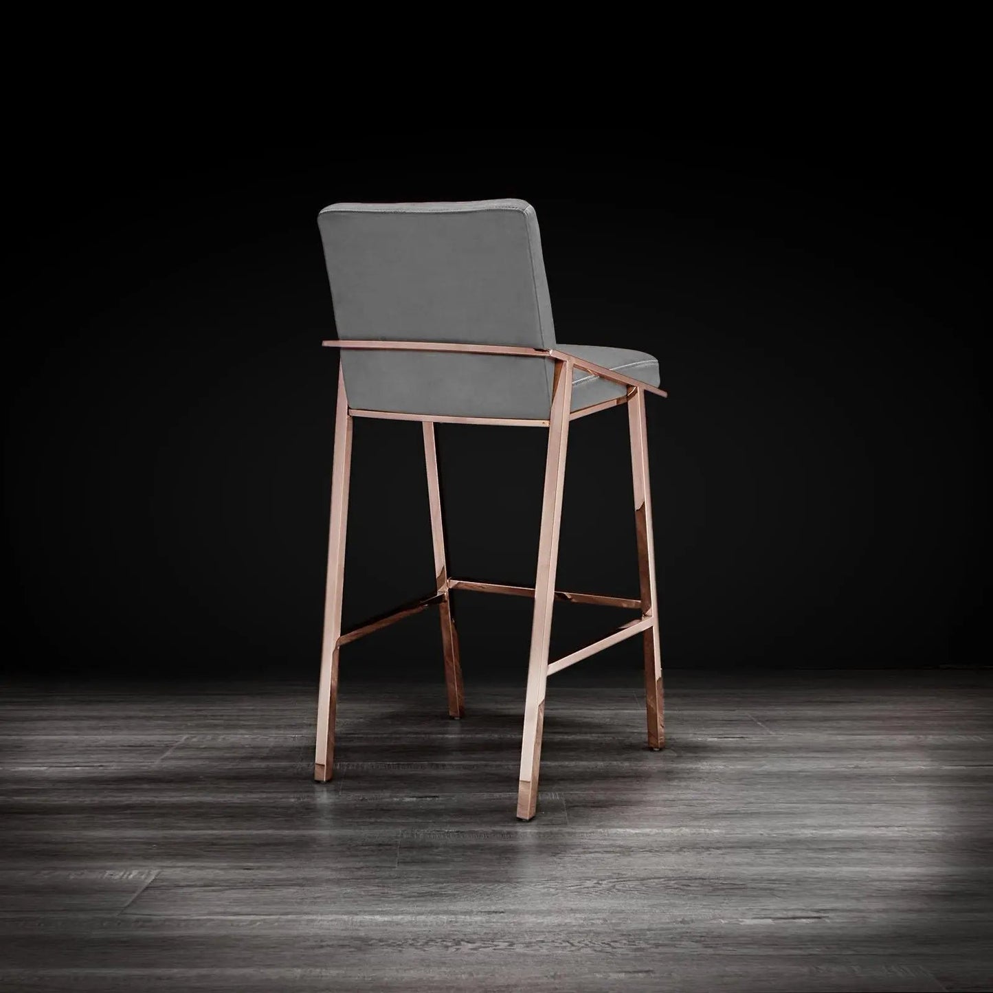 Nolan Rose Gold Bar Stool | Luxe Style