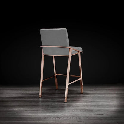 Nolan Counter Stool in Rose Gold Finish