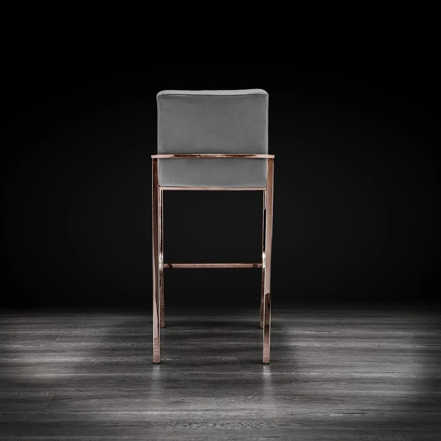 Nolan Rose Gold Bar Stool | Luxe Style