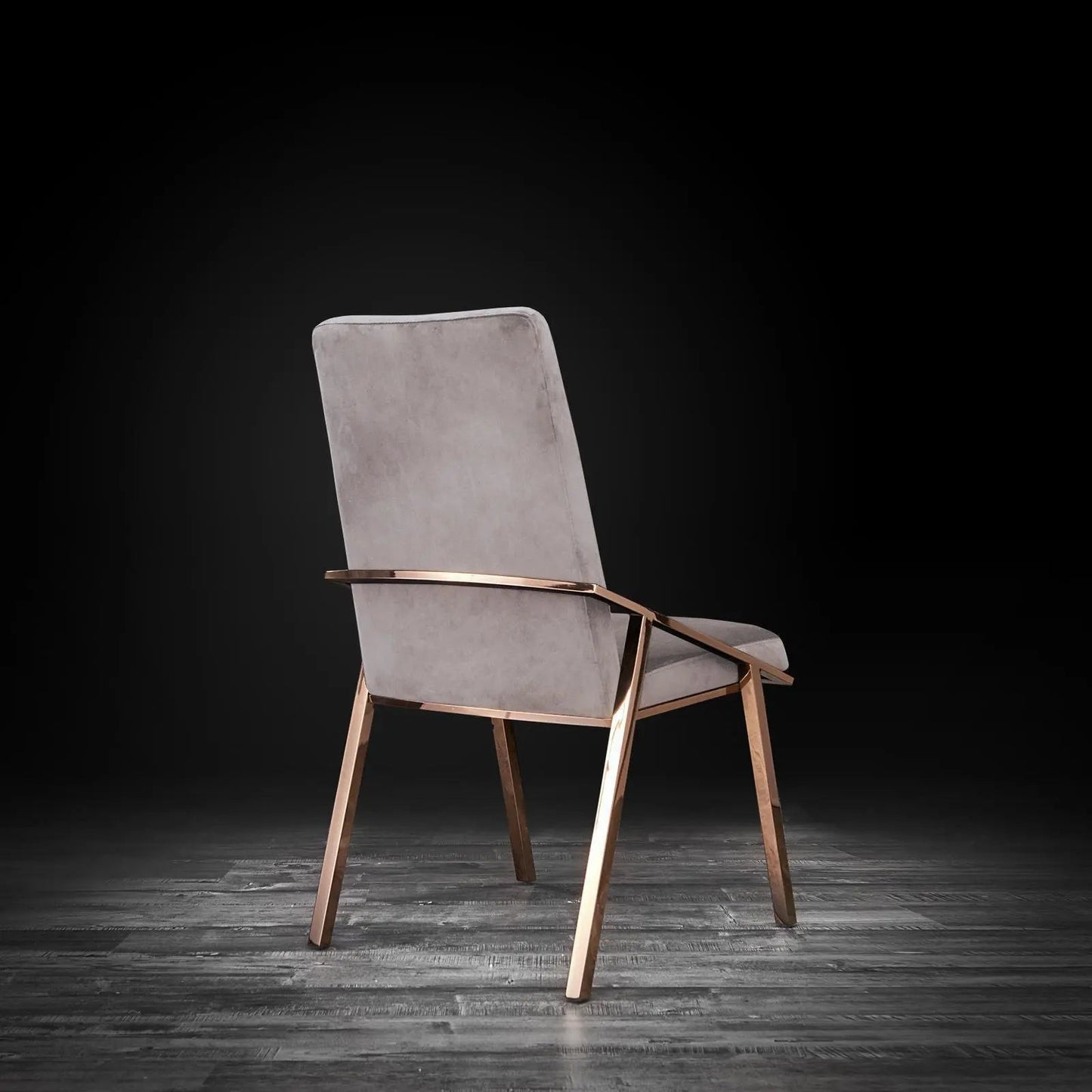 Nolan Rose Gold Stylish Dining Chair