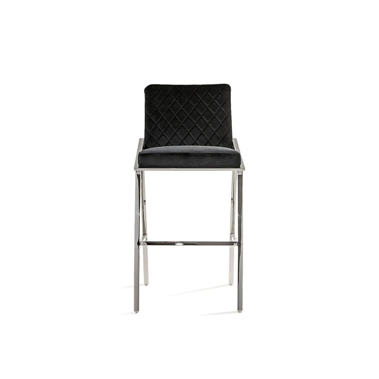 Nolan Silver Black Counter Stool