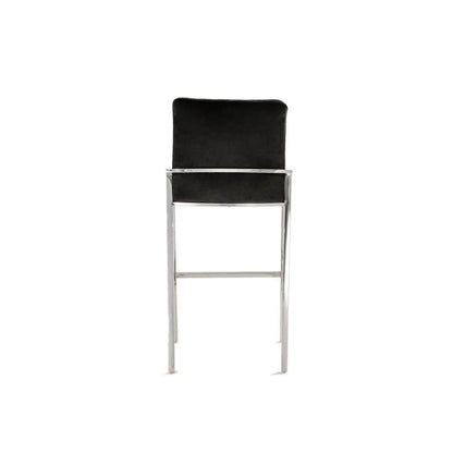 Nolan Counter Stool | Polished Silver