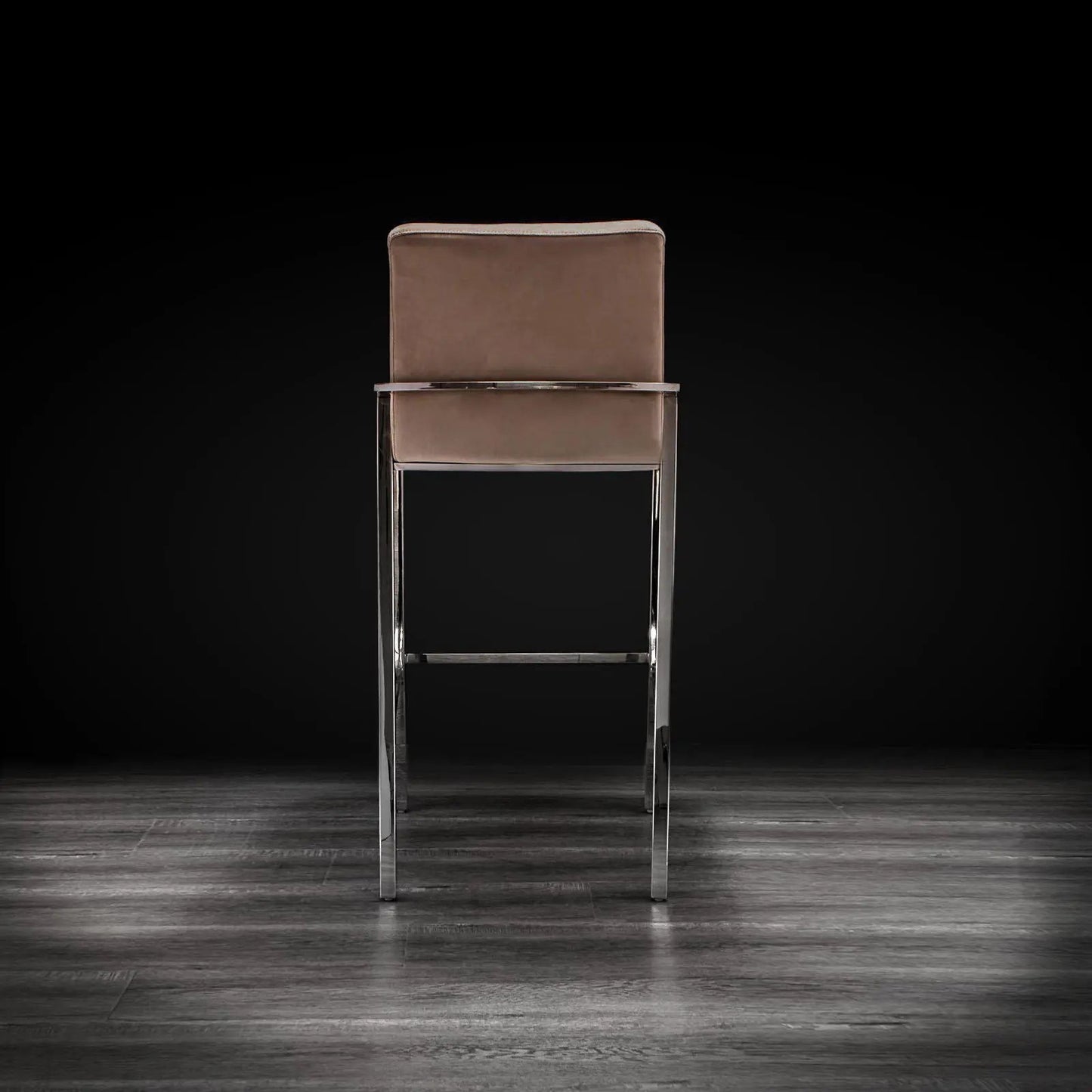 Nolan Silver Bar Stool – Sleek Modern Design