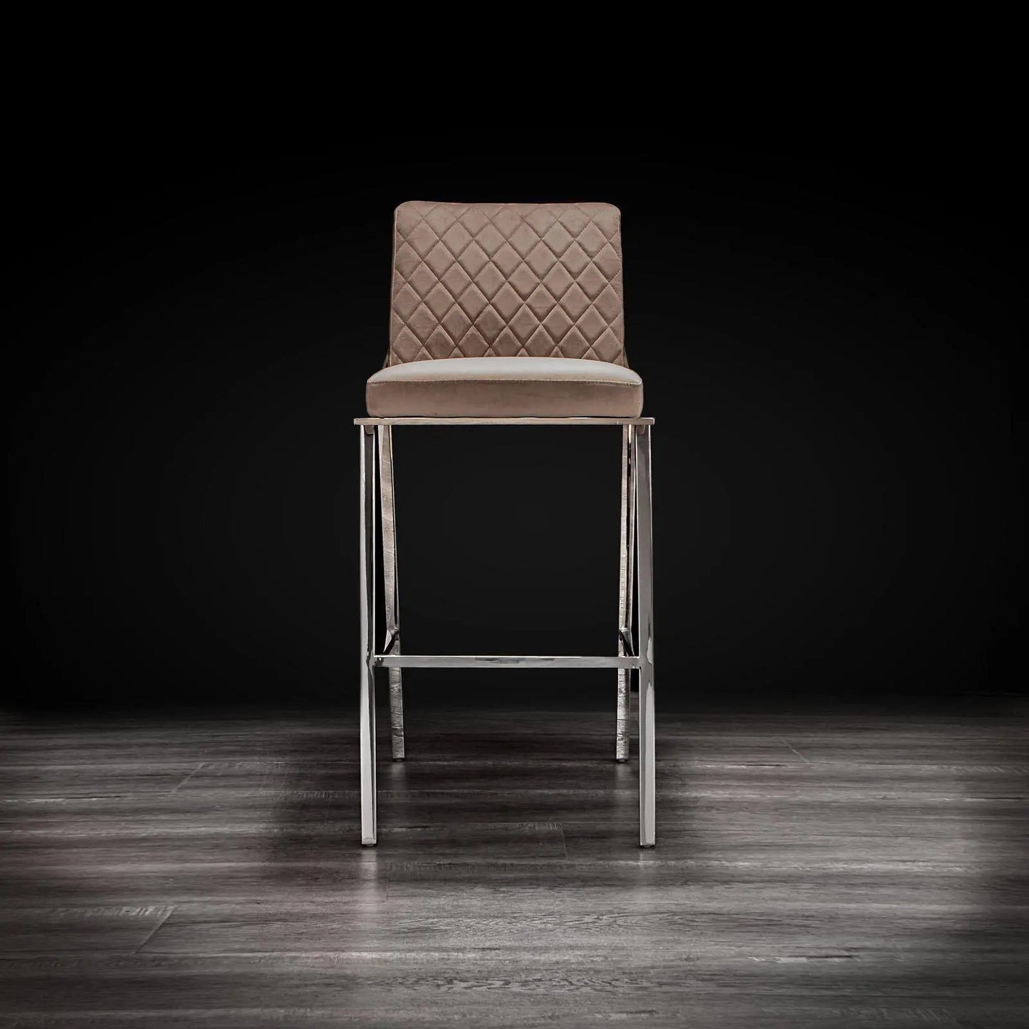 Nolan Silver Bar Stool – Sleek Modern Design