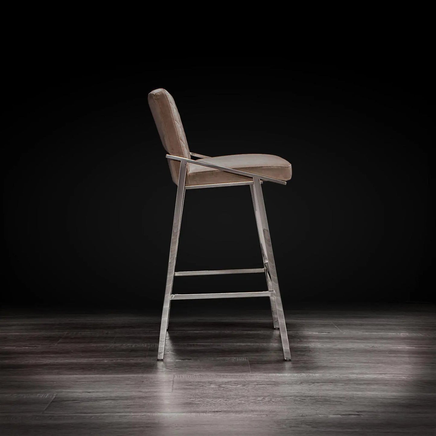 Nolan Silver Bar Stool – Sleek Modern Design