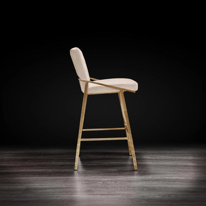 Nolan Titanium Gold Counter Bar Stool