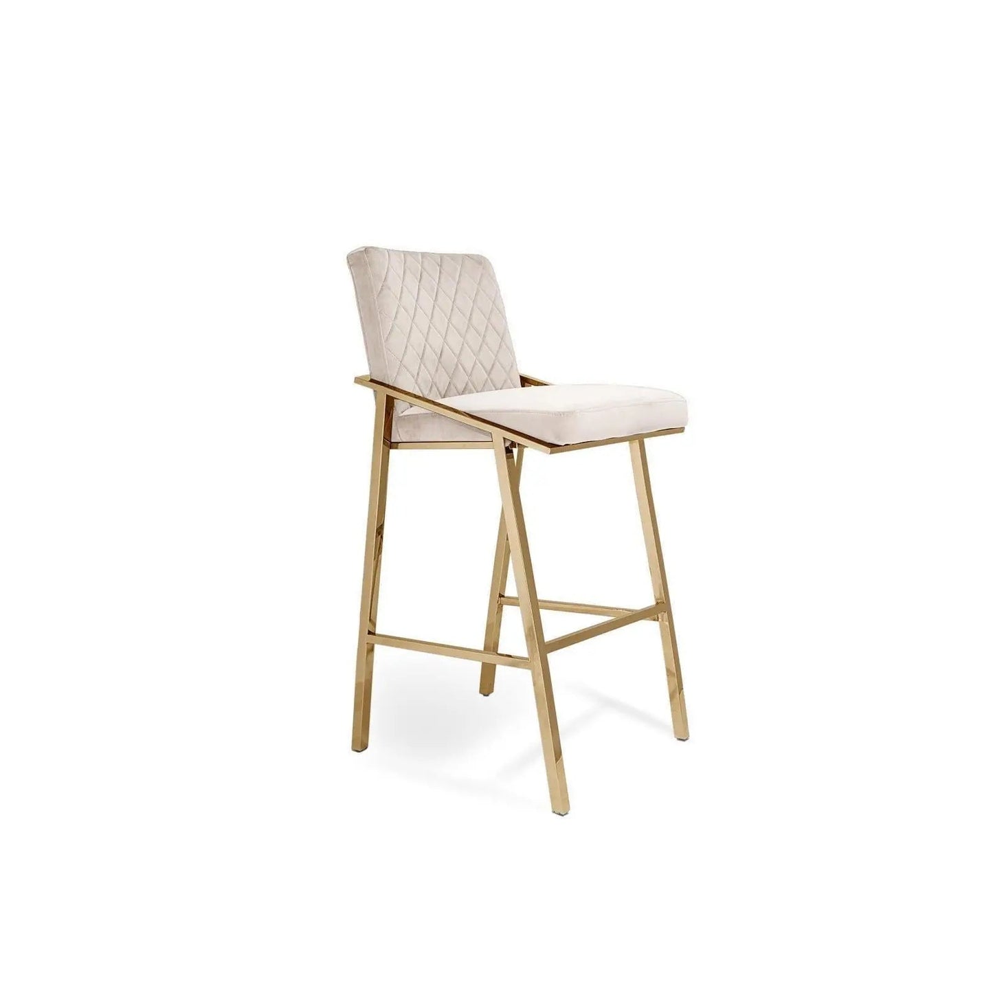 Nolan Titanium Gold Counter Bar Stool