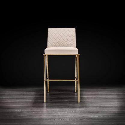 Nolan Titanium Gold Counter Bar Stool