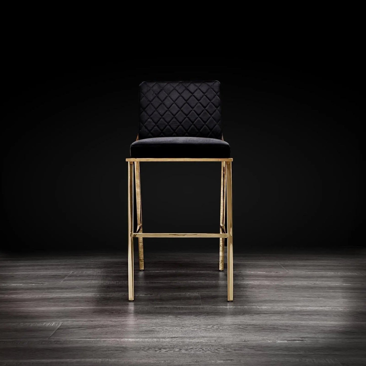 Nolan Titanium Gold Counter Bar Stool