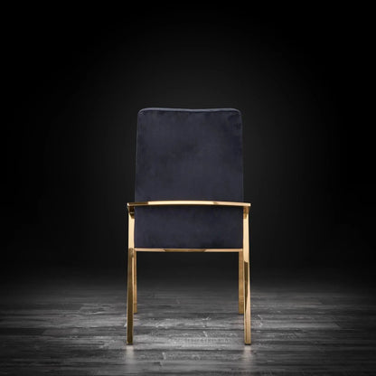 Nolan Titanium Gold Designer Dining Chair