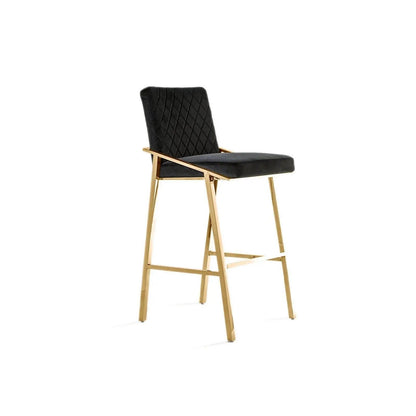 Nolan Titanium Gold Counter Bar Stool