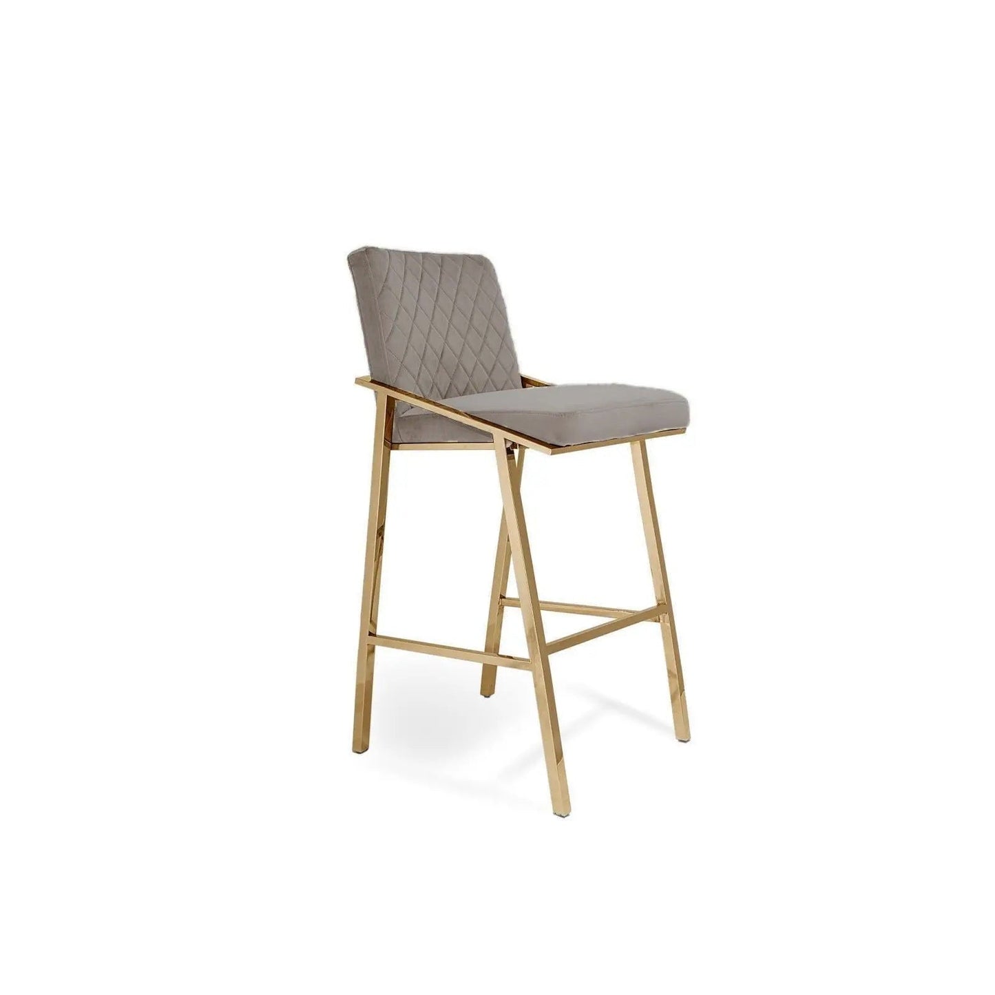 Nolan Titanium Gold Counter Bar Stool