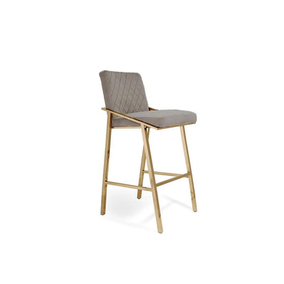 Nolan Titanium Gold Counter Bar Stool