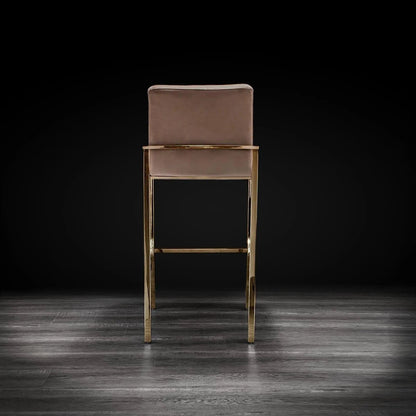 Nolan Titanium Gold Counter Bar Stool