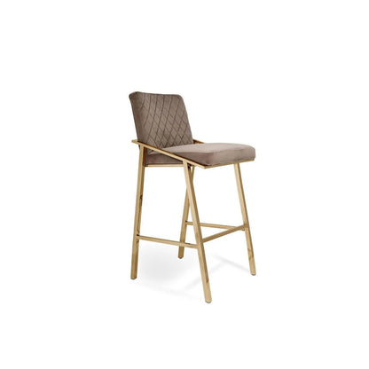 Nolan Titanium Gold Counter Bar Stool