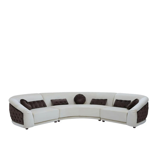 Olivia Modular Sectional – Warm Beige Tone