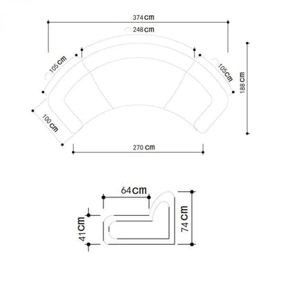 Olivia Modular Sectional – Warm Beige Tone