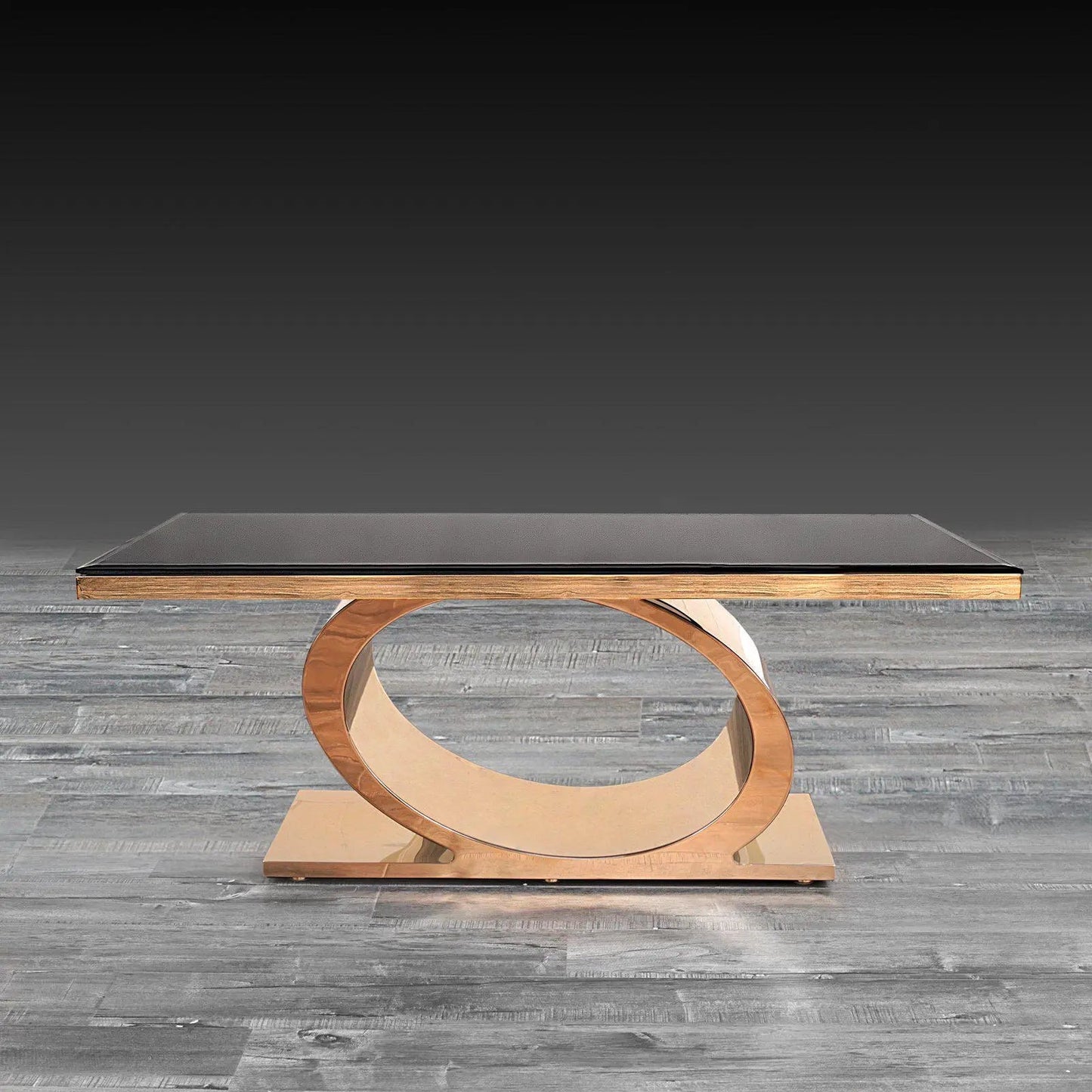 Onyx Elegant Rose Gold Coffee Table